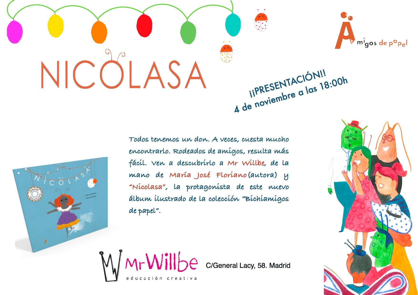 Presentación NICOLASA en Mr. Willbe